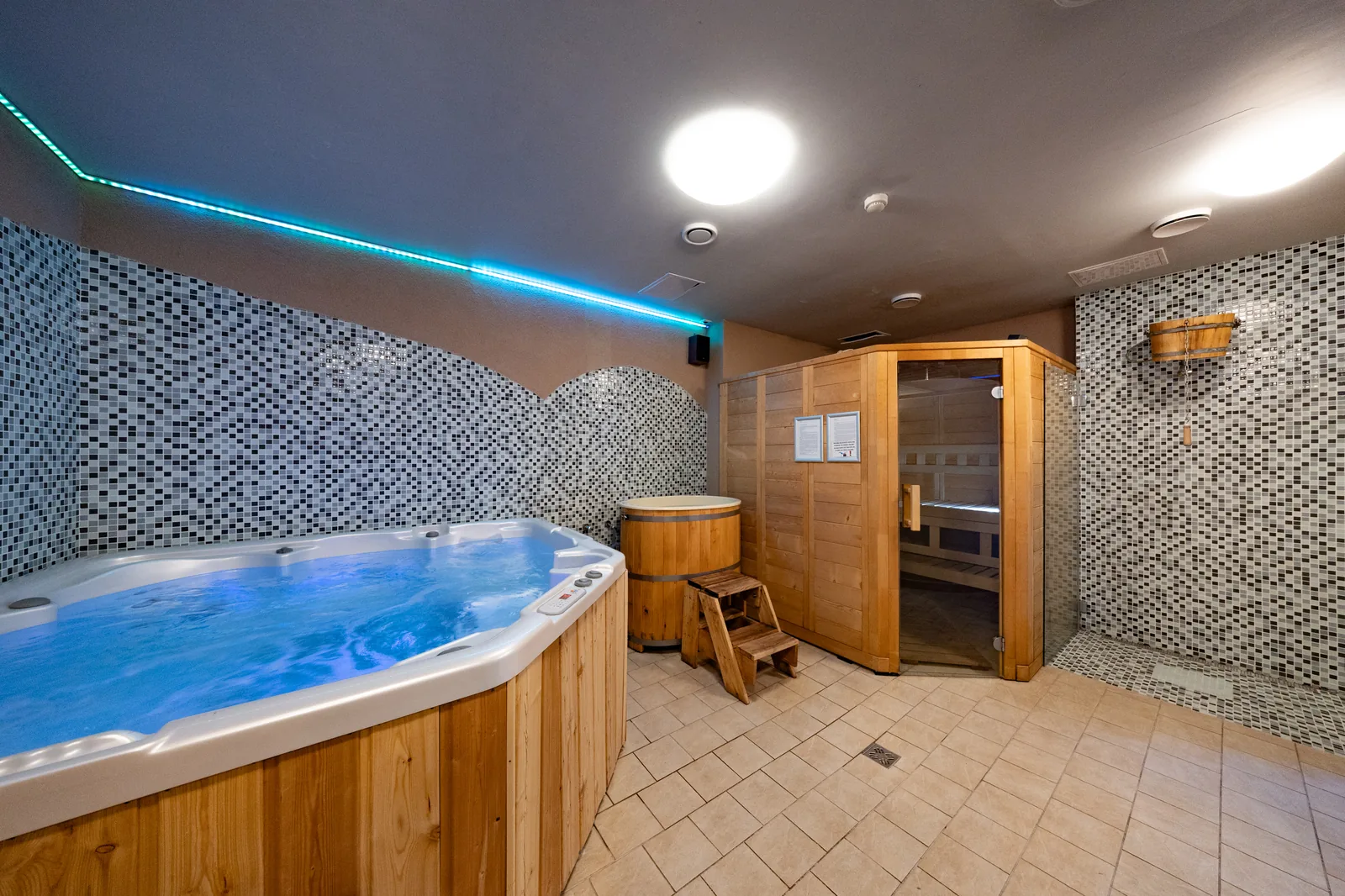 Privátna vírivka jacuzzi v Hoteli Crocus na Štrbskom Plese